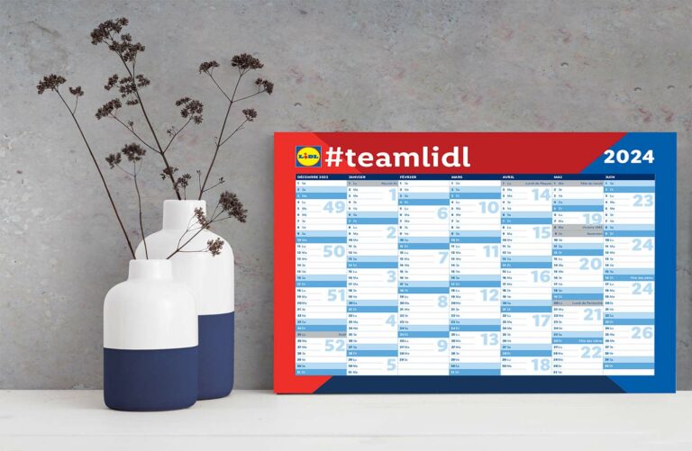 Calendrier bancaire Lidl